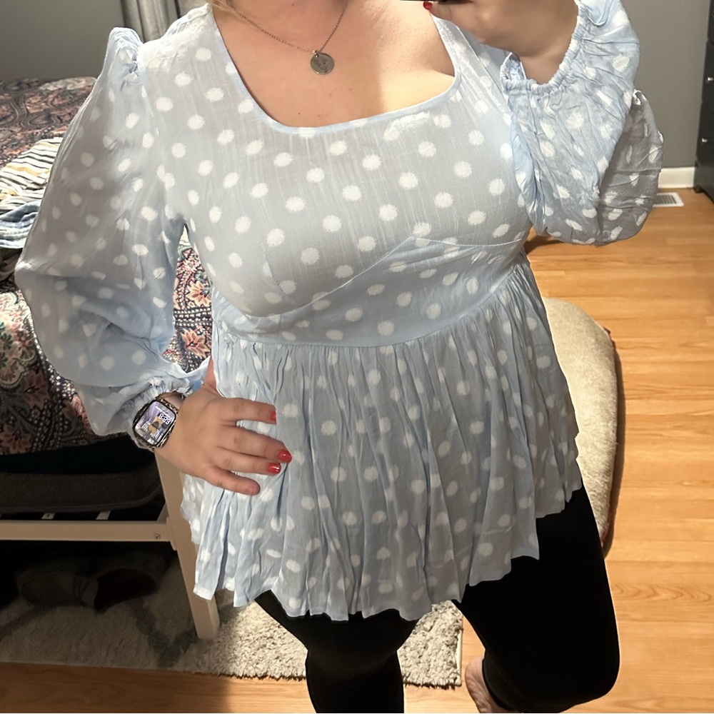 Polka Dot Light Blue